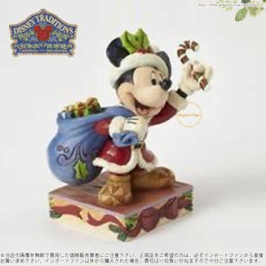 ジムショア おもちゃの入った袋を持っ たサンタクロース の ミッキーマウス ディズニー 4052002 Mickey Mouse with Toy Bag Figurine Jim