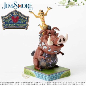 ジムショア ライオンキング ティモンとプンバの友情 ディズニー 4054281 Timon and Pumbaa Jim Shore 猪 亥 □