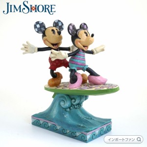 ジムショア ミッキー＆ミニー サーフボード ディズニートラディション 6001275 JIM SHORE Disney Traditions Minnie & Mickey Surfboard 