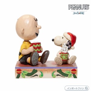 ジムショア チャーリーブラウン ＆ サンタ スヌーピー ホットココア チョコレート クリスマス 6006937 Charlie Brown and Snoopy With Ho