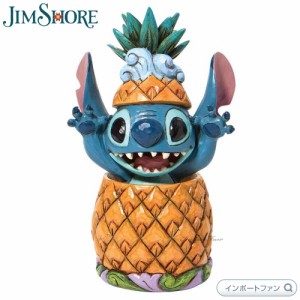 ジムショア スティッチ イン パイナップル ディズニートラディション 置物 6010088 Jim Shore Disney Traditions  Stitch in a Pineapple