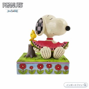 ジムショア スヌーピー ウォーターメロン スイカ ピーナッツ 6010113 JSPEA Snoopy Watermelon JimShore □