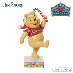 ジムショア プーさん キャンディーケーン クリスマス くまのプーさん ディズニー 6013062 Pooh Christmas Candycane JimShore 