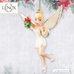 LENOX レノックス ディズニー ティンカーベルのヤドリギ Disney Tinker Bell Mistletoe Dated Ornament 894444 □