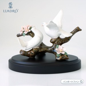 リヤドロ 桜の唄 01008422 LLADRO 白い鳩 鳥 □