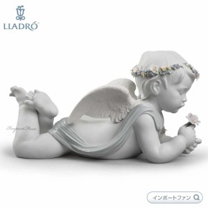 リヤドロ 愛しきエンジェル 天使 花 置物 01009151 LLADRO My Loving Angel ギフト プレゼント □