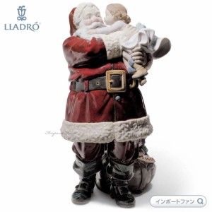 リヤドロ 幸せを届けに サンタクロース クリスマス 世界限定制作数2000点 置物 01001960  LLADRO Santa I’ve Been Good! Limited Editio
