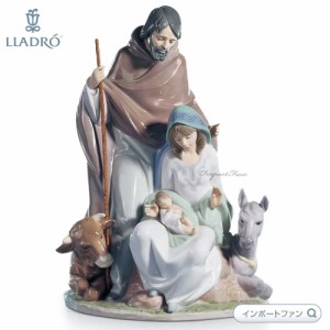 リヤドロ イエス誕生 聖ヨセフ 聖母 マリア 幼子 キリスト ロバ 牛 置物 01006008 LLADRO JOYFUL EVENT クリスマス ギフト プレゼント □