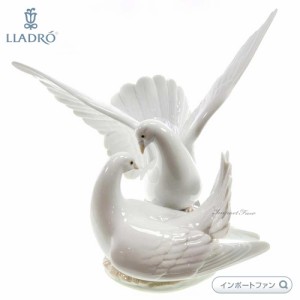 リヤドロ 平和の鳩 5 ハト 鳥 置物 01006291 LLADRO LOVE NEST ギフト プレゼント □