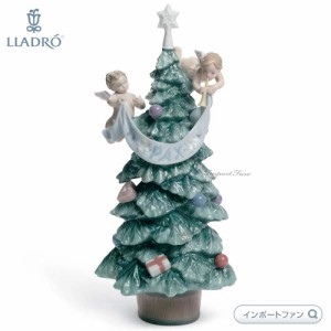 リヤドロ 天使からのプレゼント クリスマスツリー 置物 01008403 LLADRO Evergreen of Peace Tree  ギフト プレゼント 