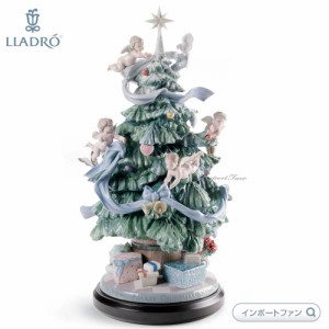 リヤドロ 幸せの魔法 クリスマスツリー 天使 世界限定制作数2000体 置物 01008477 LLADRO GREAT CHRISTMAS TREE ギフト プレゼント  □
