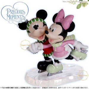 プレシャスモーメンツ ミッキー ミニー スケート Our Love Makes a Lasting Impression 121703 ディズニー Precious Moments Mickey and 