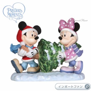 プレシャスモーメンツ ミッキー ミニー クリスマスツリー A Seaon of Joy and Togetherness 131701 ディズニー Precious Moments Mickey 