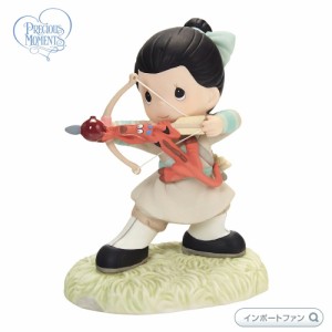 プレシャスモーメンツ ムーラン ムーシュー 私の狙い通り ディズニー 202032 Disney You Keep Me On Target Figurine Precious Moments 