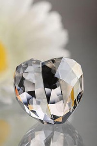 スワロフスキー Swarovski ラブ ハート クリスタルシルバーシェイド M Love Heart, Crystal Silver Shade, M 1096729 □