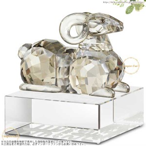 スワロフスキー 十二支 シープ 羊 Swarovski Sheep Zodiac 1046180 □