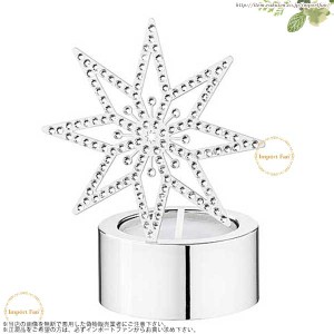 スワロフスキー シルバースター ティーライト キャンドルホルダー ロウソク立て 5030477 Swarovski Tea Light Silver Star □