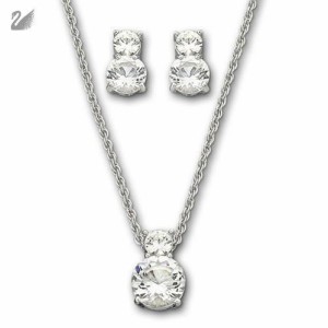 スワロフスキー Swarovski Brilliance ブリリアンス ネックレス＆ピアス セット 1807339 アクセサリー □