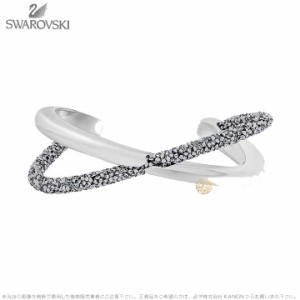 スワロフスキー クリスタルダスト クロス カフ グレー5368493 5368485 5348042 Swarovski □