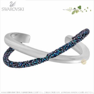 スワロフスキー クリスタルダスト クロス カフ ブルー 5368498 5348052 5368492 Swarovski □