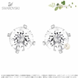 スワロフスキー アトラクト パール ピアス 5183618 Swarovski ATTRACT PEARL PIERCED EARRINGS, WHITE, RHODIUM PLATING □