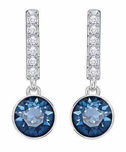 スワロフスキー フェ—バ— ピアス ブルー 5226276 Swarovski Favor Pierced Earrings □