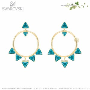 スワロフスキー ラビリンス フープ ピアス マルチカラー ゴールド 5369125 Swarovski □