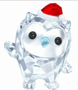 スワロフスキー フート ハッピーホリデー ふくろう クリスマス 5286202 Swarovski Hoot Happy Holidays A.E. 2017 敬老 置物 □ 即納