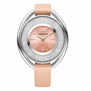 スワロフスキー クリスタリン オーバル ライトローズ ウォッチ 腕時計 5158546 Swarovski Crystalline Oval Light Rose Watch □