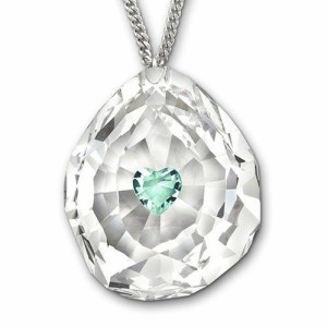 スワロフスキー ネオン ミント ハート ペンダント 1119266 Swarovski Neon MINT Heart アクセサリー □