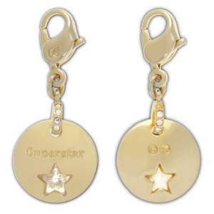 スワロフスキー Swarovski Gold Super Star Medal ゴールドスーパースターメダル チャーム, ゴールドコーティング 1128414 アクセサリー 