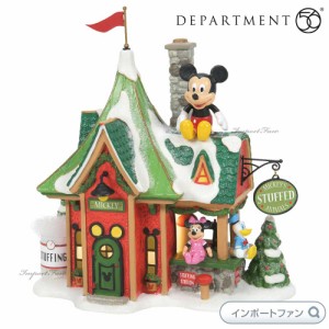 Department 56 ミッキーのぬいぐるみ屋さん ミッキーマウス クリスマスビレッジ 6007614 Disney  Mickeys Stuffed Animals Christmas Vil