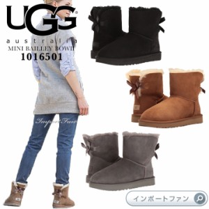 アグ ウィメンズ ミニ ベイリー ボウ II ムートンブーツ 1016501 UGG MINI BAILEY BOW II □