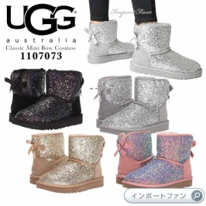 アグ クラシック ミニ ボウ コスモス ムートン ブーツ グリッター 1107073 UGG Classic Mini Bow Cosmos □