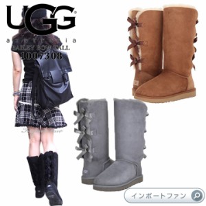 UGG アグ 大人用 ベイリーボウ トール BAILEY BOW TALL II BOOT 1016434 リボンがかわいいUGGのムートンブーツ  □