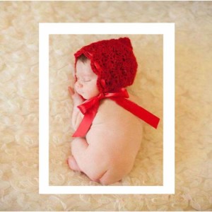 新生児 赤ずきんちゃん風 ベビー帽子 赤ちゃん 赤ずきん  衣装  ハロウィーン コスチューム 赤ちゃん帽子 冷房対策 ベビーアーム ベビー