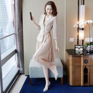 長袖 スーツワンピース フォーマルワンピース ワンピース 春夏秋 春ワンピ Ol 通勤 結婚式 ママスーツ 卒業式 入学式スーツ 上品の通販はau Pay マーケット A Closet 商品ロットナンバー