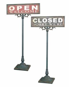 【DULTON】 ダルトン オープンクローズサインスタンド  OPEN-CLOSED SIGN STAND S355-83 【送料無料】