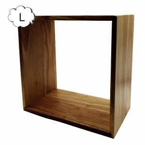 オープンラック オープンボックス L アカシアのスクエアスタンド Sサイズ ナチュラル おしゃれ ボックス ウッドボックス 木箱 木製 木 イ