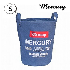 マーキュリー キャンバス バケツ バスケット Sサイズ ネイビー Canvas Bucket mercury MECABUSN  ランドリーバッグ アメリカン アンティ