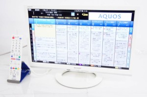 【中古】SHARPシャープ 地上・BS・110度CSデジタルハイビジョン液晶テレビ LC-19K40