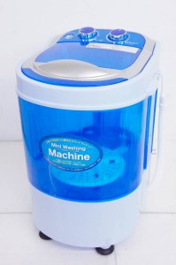【中古】三金商事 水流式 ポータブル洗濯機 MWM1000 1.8kg
