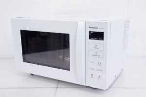 【中古】Panasonicパナソニック 単機能レンジ フラットタイプ NE-FL100-W 横開き 22L ヘルツフリー