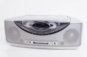 【中古】【訳あり】SHARPシャープ 1ビットCDシステム Auvi CD／カセットテープ／ラジオ SD-FX200