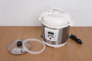【中古】D&S 家庭用マイコン電気圧力鍋 STL-EC30 2.5L 炊飯器にも