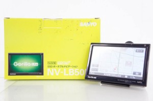 【中古】C SANYOサンヨー 5V型 ワンセグチューナー内蔵 SSDポータブルナビゲーション Gorilla Lite NV-LB50DT