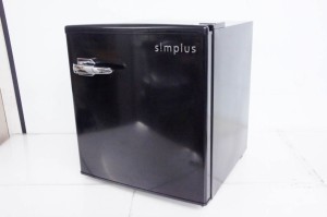 【中古】simplus レトロ風1ドア冷蔵庫 SP-RT48L1