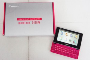 【中古】Canonキヤノン 電子辞書 wordtankワードタンク Z410 102コンテンツ収録 