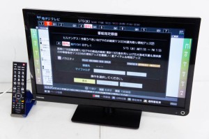 【中古】東芝TOSHIBA 24V型 地上デジタルチューナー搭載液晶テレビ REGZAレグザ 24S11