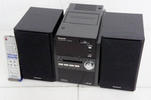 【中古】C Panasonicパナソニック SDステレオシステム D-dock 5CD／SD／MD／カセットテープ／ラジオ SC-PM730SD ミニコンポ